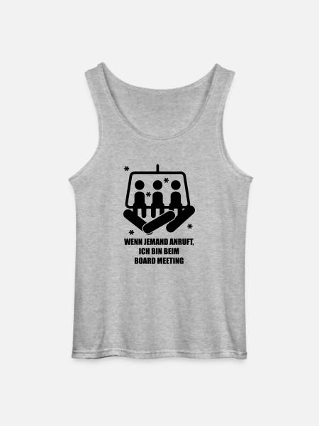 snowboard - Gildan Men’s Tank Top - sports grey