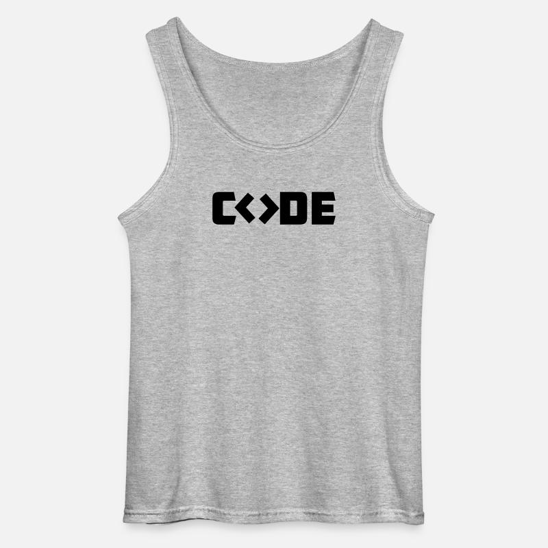 Programmer Code - Gildan Men’s Tank Top - sports grey