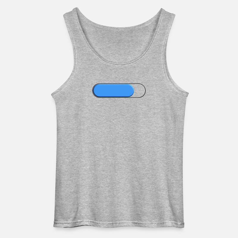 Gauge Petite bleu (loading) - Gildan Men’s Tank Top - sports grey