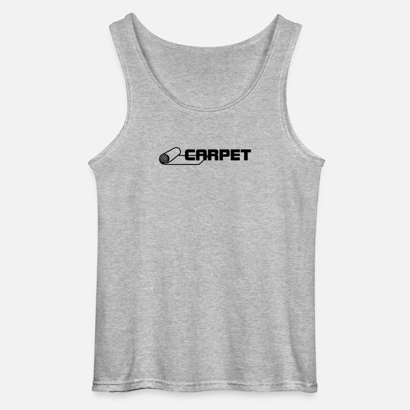 Teppichrollen Logo - Gildan Männer Tank Top - Grau meliert