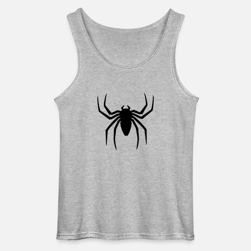 spider27 - Gildan Männer Tank Top - Grau meliert