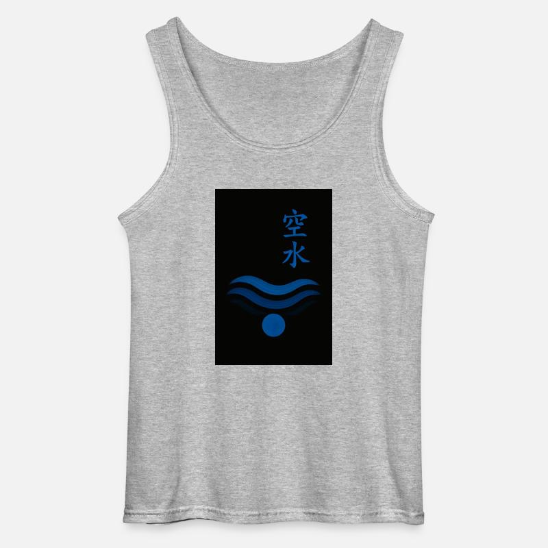 Blue Shell - Gildan Männer Tank Top - Grau meliert