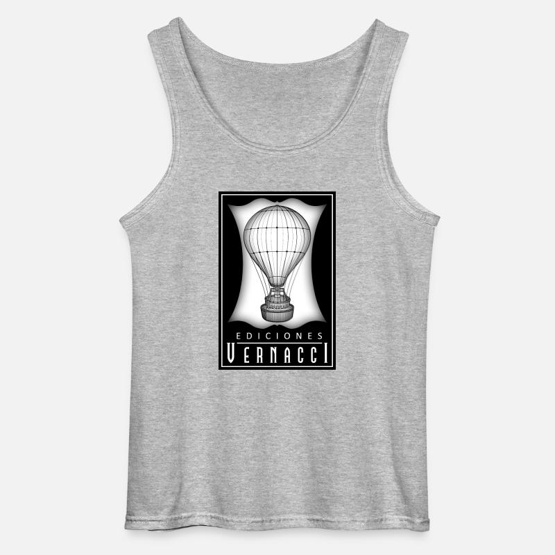 Vernacci Editionslogo - Gildan Männer Tank Top - Grau meliert