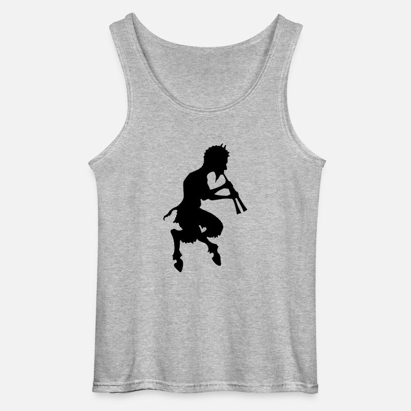 pan faune devil devil - Débardeur Gildan Homme - gris chiné