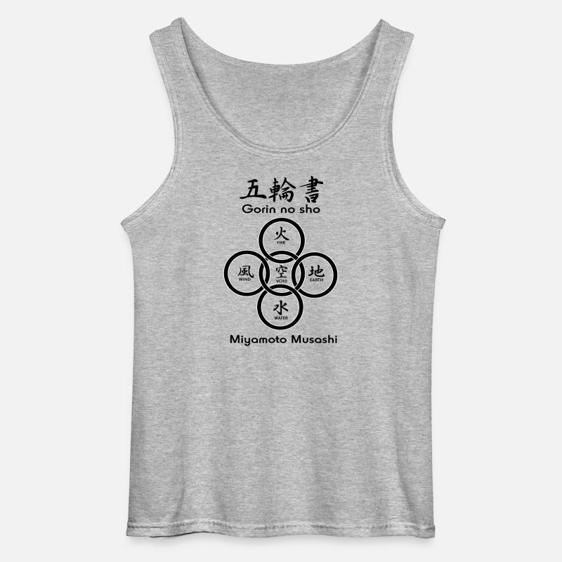 Fünf Kreise oder Ringe - Gildan Männer Tank Top - Grau meliert