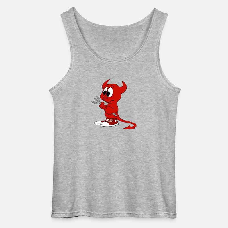 devil - Gildan Men’s Tank Top - sports grey