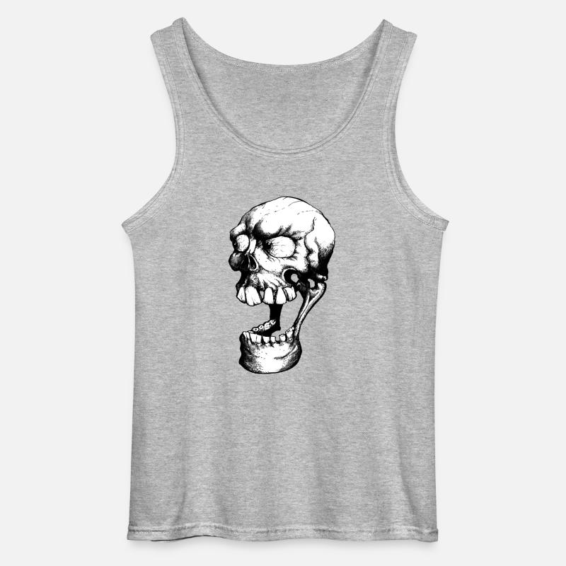 Laughing Dead - Gildan Männer Tank Top - Grau meliert