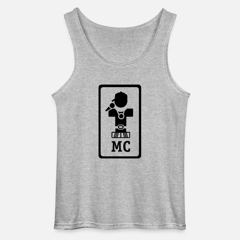 imc_1farb - Gildan Männer Tank Top - Grau meliert