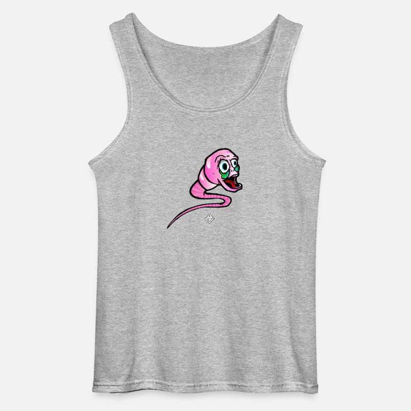 Spermo-Herkunft - Gildan Männer Tank Top - Grau meliert