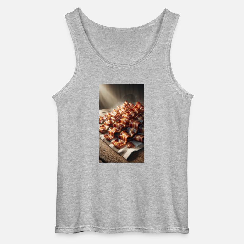 Bacon is good - Gildan Men’s Tank Top - sports grey