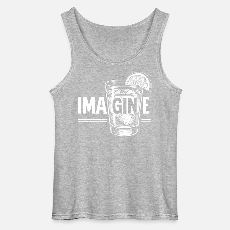 Imagine: Perfekte Geschenkidee! - Gildan Männer Tank Top - Grau meliert