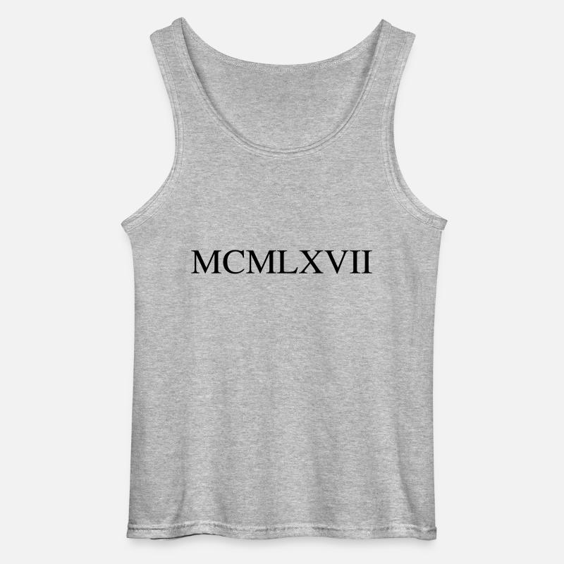 1967 - Gildan Männer Tank Top - Grau meliert