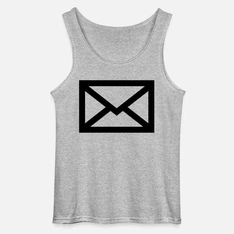 Mail envelope - Gildan Men’s Tank Top - sports grey