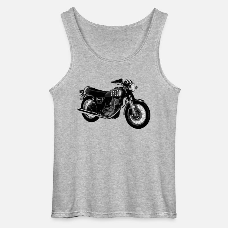 sr500_shirt - Gildan Männer Tank Top - Grau meliert