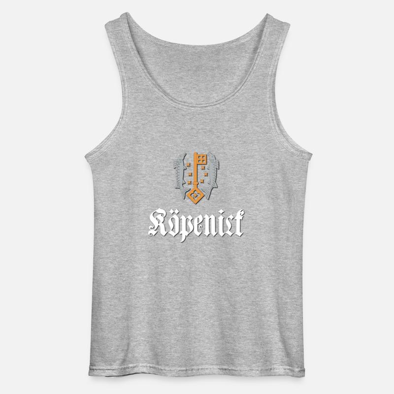 koepenick_wappen_light - Gildan Männer Tank Top - Grau meliert