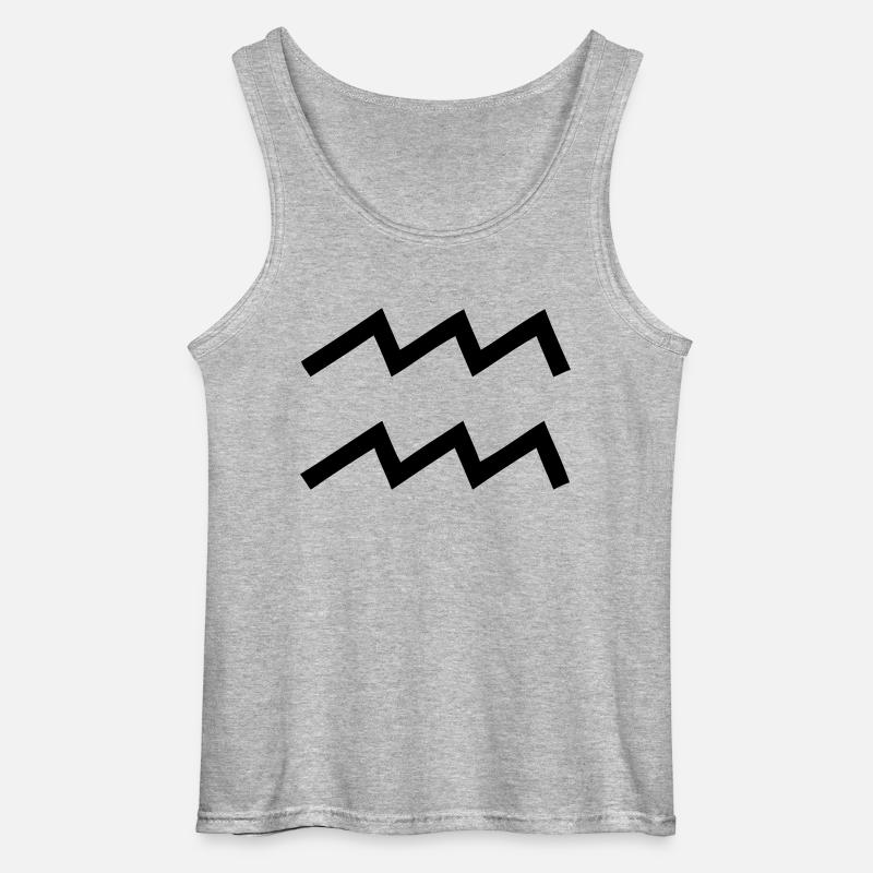 Wassermann - Gildan Männer Tank Top - Grau meliert