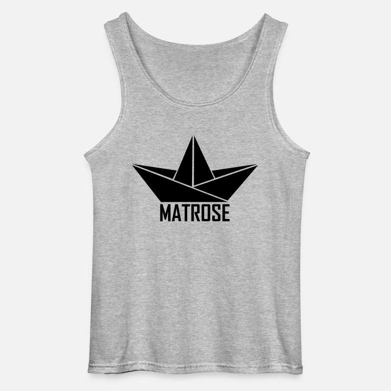 matrose - Gildan Männer Tank Top - Grau meliert
