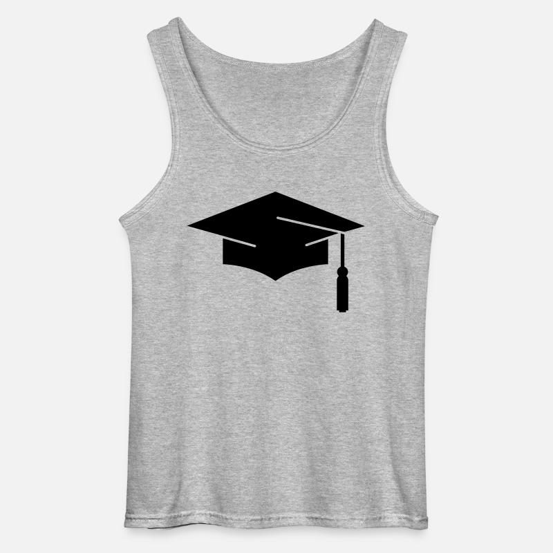 Graduierung - Gildan Männer Tank Top - Grau meliert