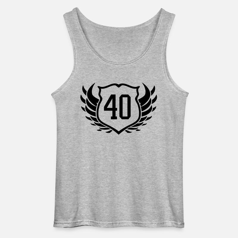 40 - Gildan Männer Tank Top - Grau meliert