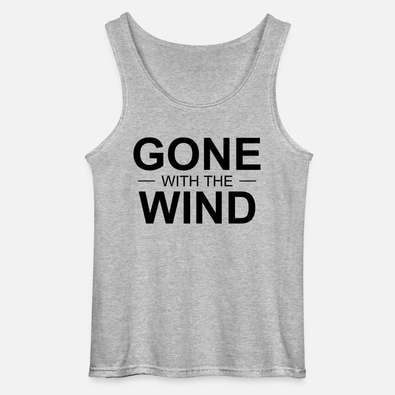 Gone With The Wind - Gildan Männer Tank Top - Grau meliert