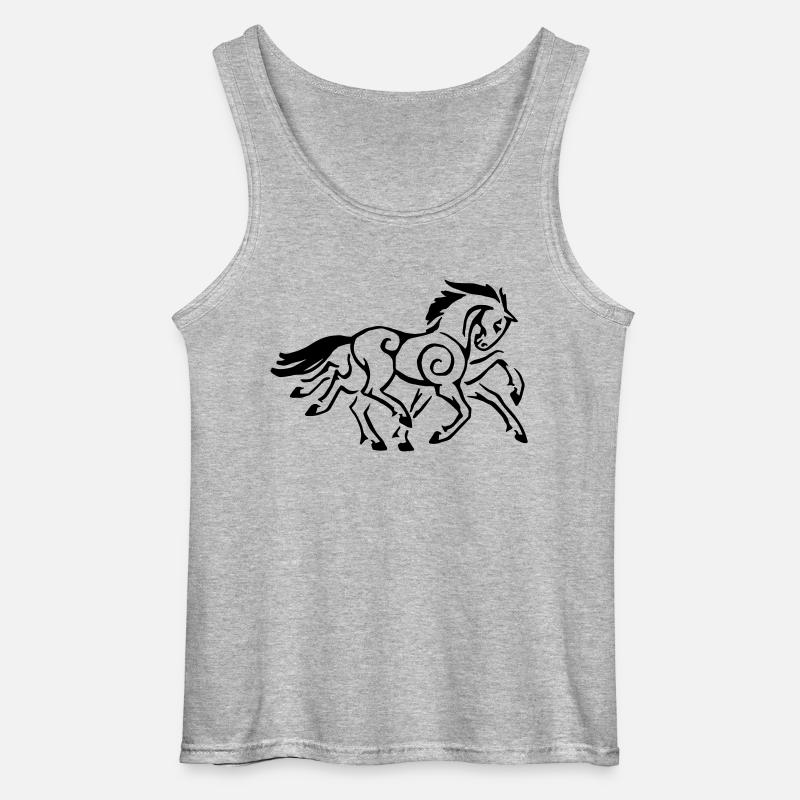 Sleipnir - Gildan Männer Tank Top - Grau meliert