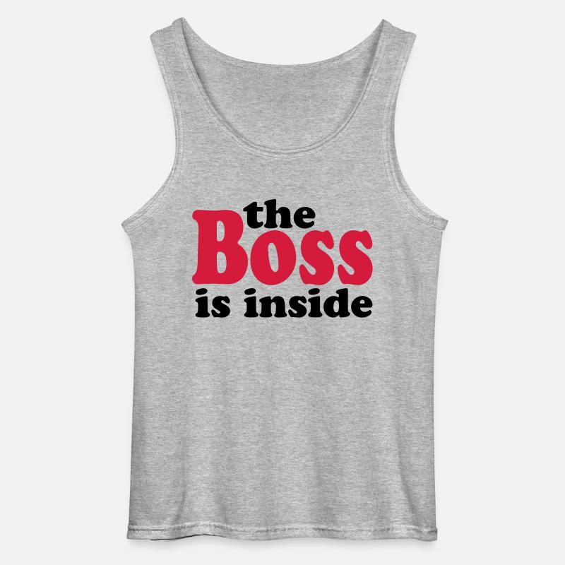 chef - Gildan Männer Tank Top - Grau meliert