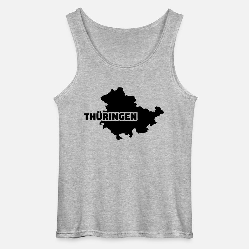 Thüringen - Gildan Männer Tank Top - Grau meliert