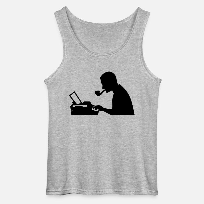 Journalist - Gildan Männer Tank Top - Grau meliert