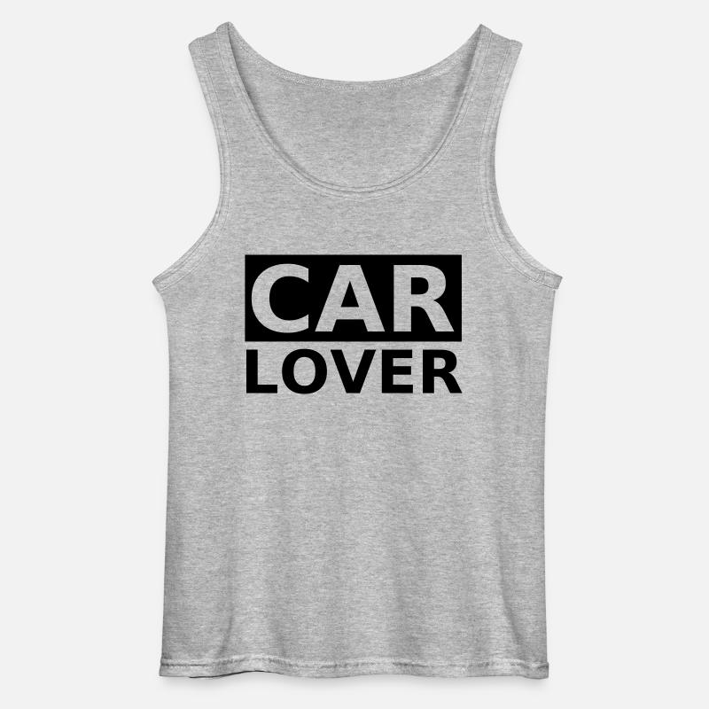 Carlover, Auto - Gildan Männer Tank Top - Grau meliert