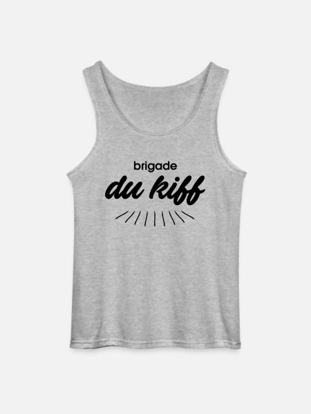 Brigade du kiff - Débardeur Gildan Homme - gris chiné