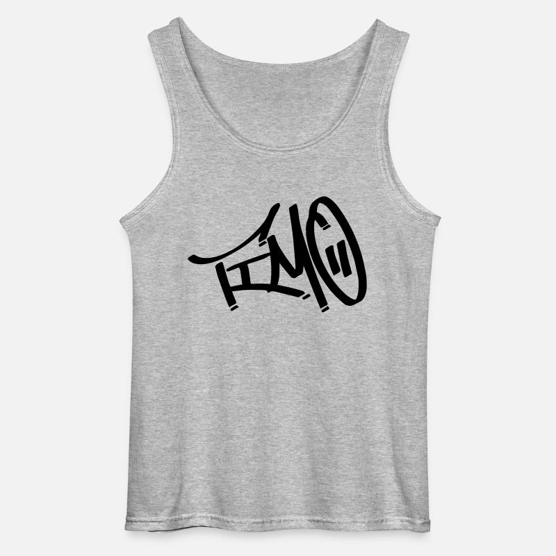 timo - Gildan Männer Tank Top - Grau meliert