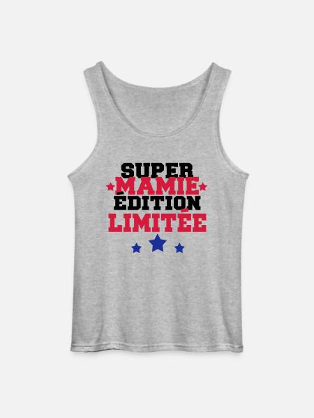 super mamie édition limitée - Débardeur Gildan Homme - gris chiné