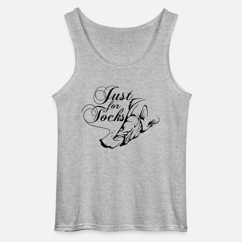Just for tocks - Gildan Männer Tank Top - Grau meliert