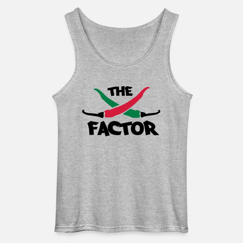 The chilli factor - Gildan Männer Tank Top - Grau meliert