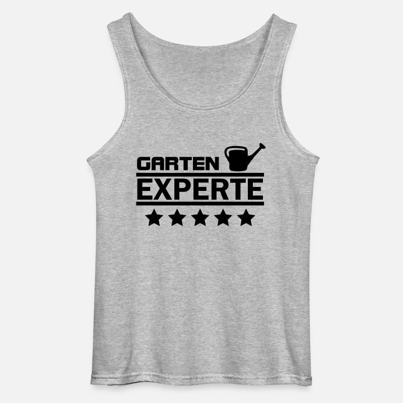 garten experte - Gildan Männer Tank Top - Grau meliert