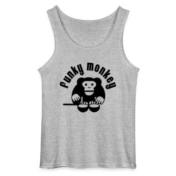 Funky Monkey - Gildan Men’s Tank Top - sports grey - Front