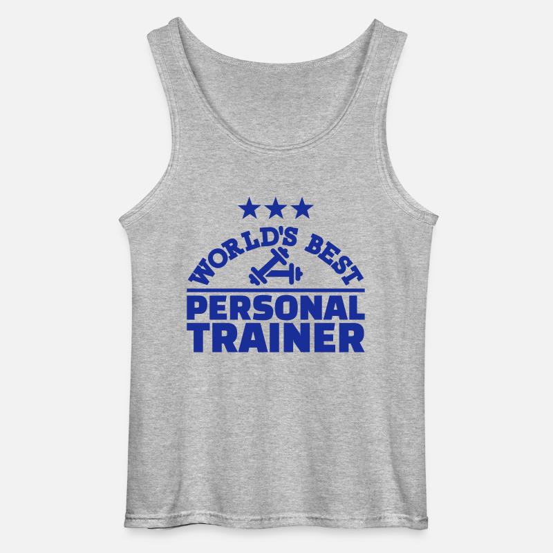 Personal trainer - Canotta da uomo Gildan - grigio melange