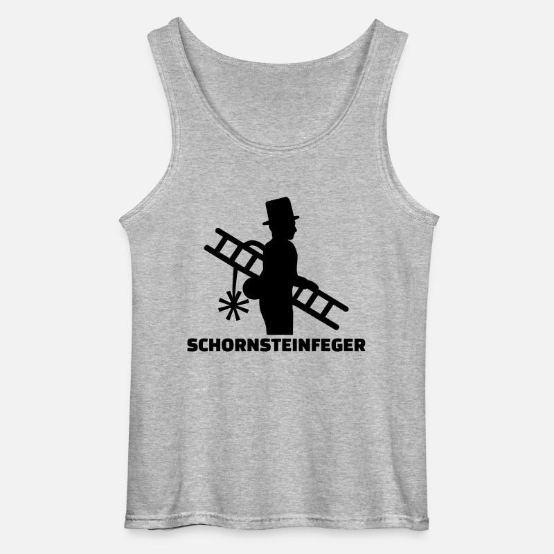 Schornsteinfeger - Gildan Männer Tank Top - Grau meliert