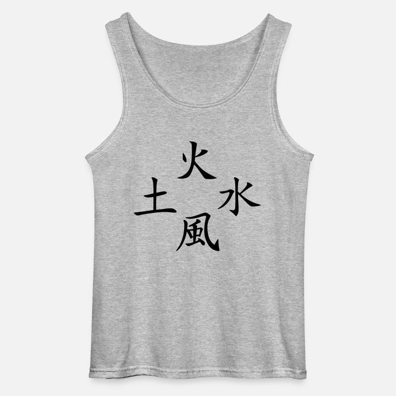 4 elements2 - Gildan Men’s Tank Top - sports grey