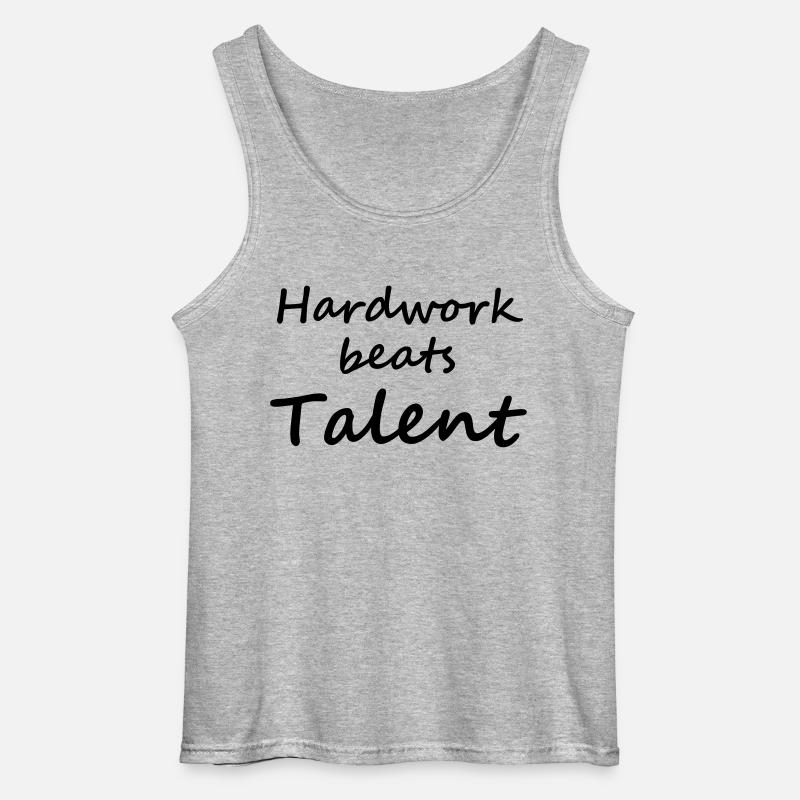 Motivation - Gildan Männer Tank Top - Grau meliert