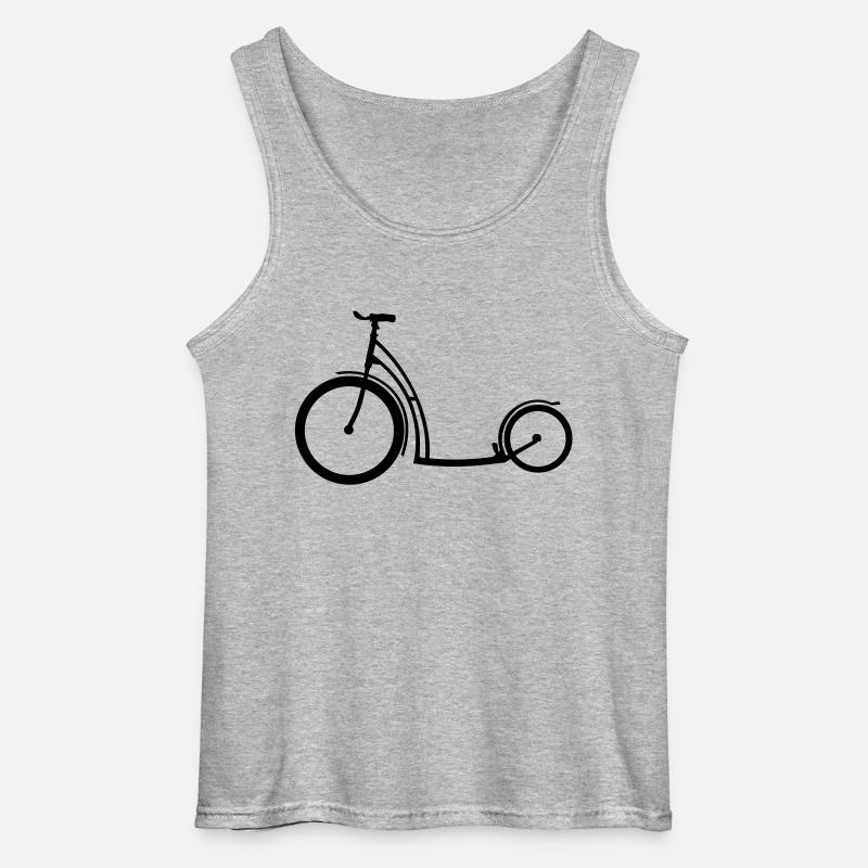 Tretroller - Gildan Männer Tank Top - Grau meliert