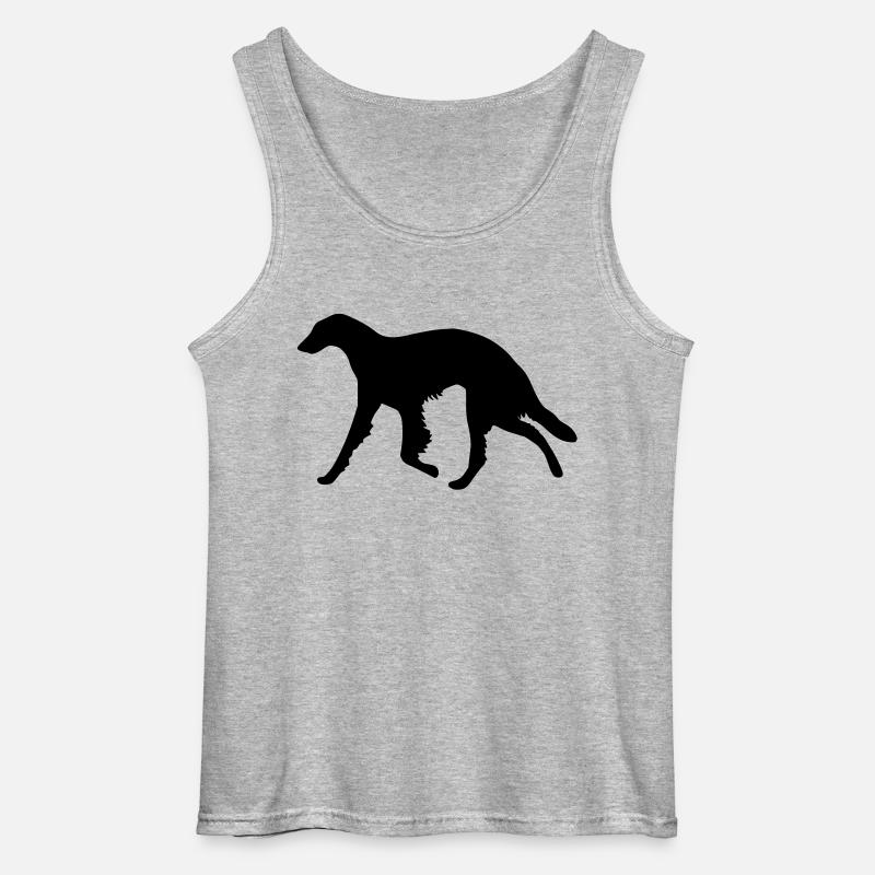 Barsoi_cb - Gildan Männer Tank Top - Grau meliert