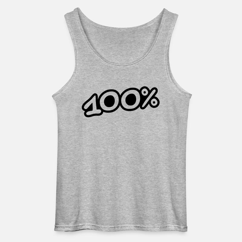 100 Procent - Gildan Männer Tank Top - Grau meliert