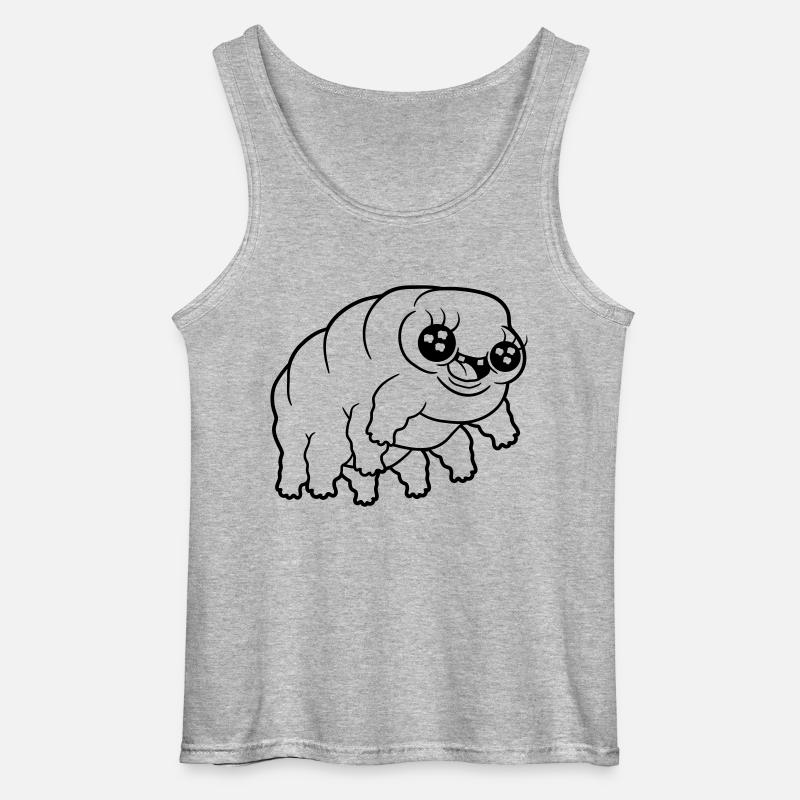 Kleines Wasserbaer Baertierchen - Gildan Männer Tank Top - Grau meliert