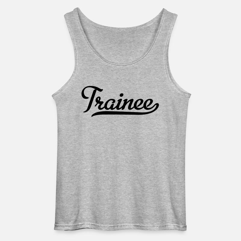 Trainee - Gildan Männer Tank Top - Grau meliert