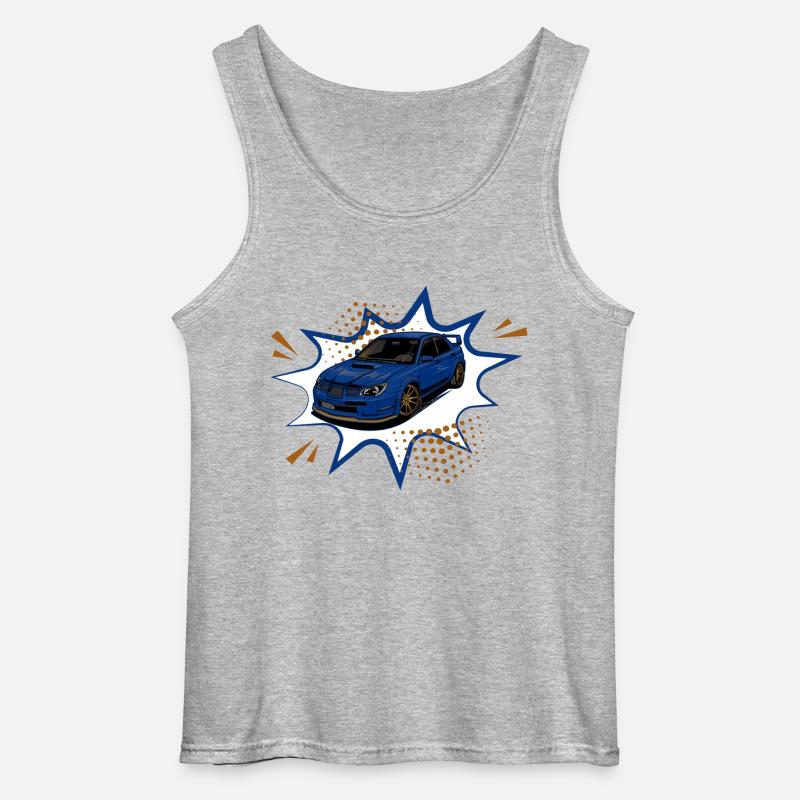 Comic style wrx - Gildan Männer Tank Top - Grau meliert