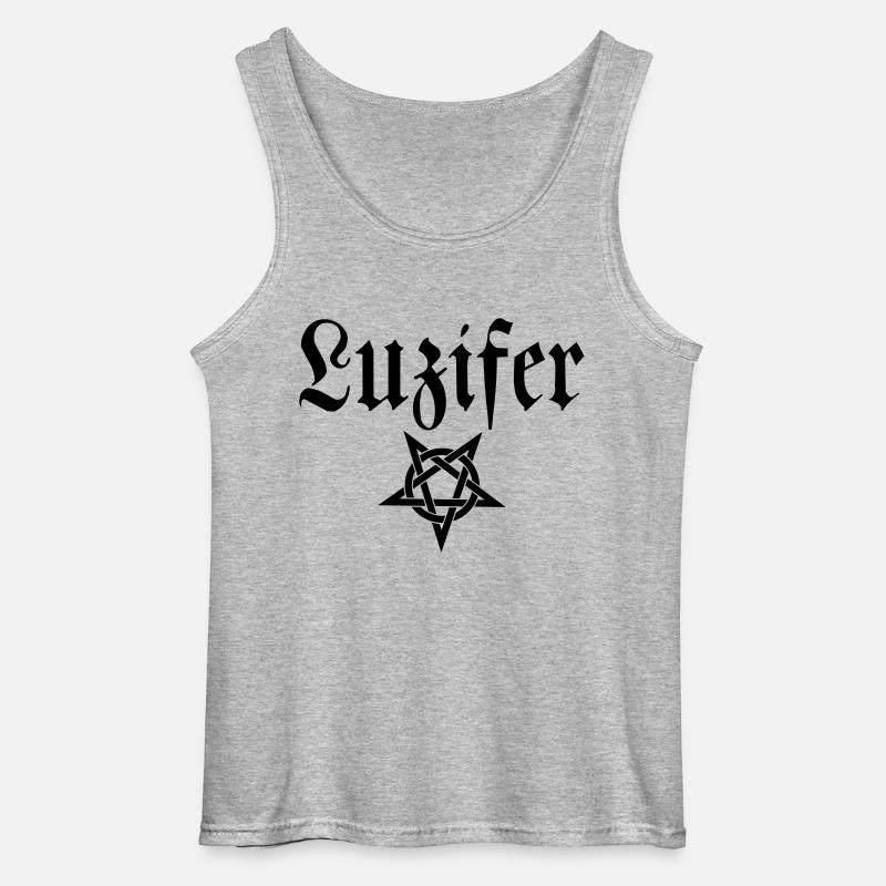 (luzifer2) - Gildan Männer Tank Top - Grau meliert