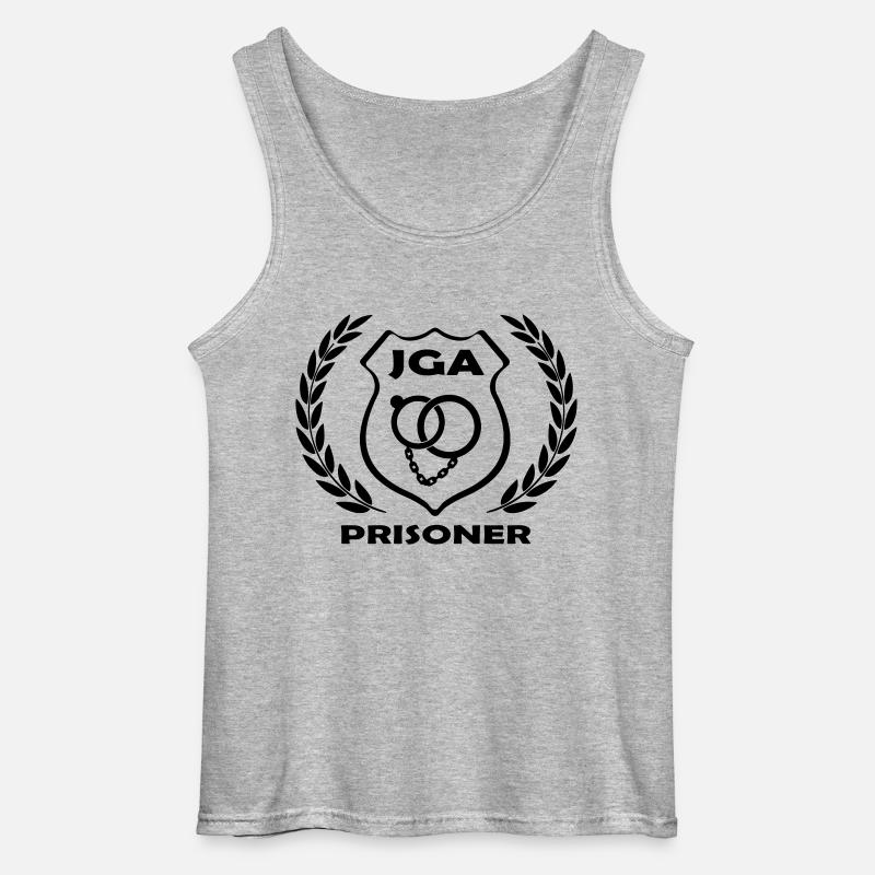 JGA Bräutigam - Gildan Männer Tank Top - Grau meliert