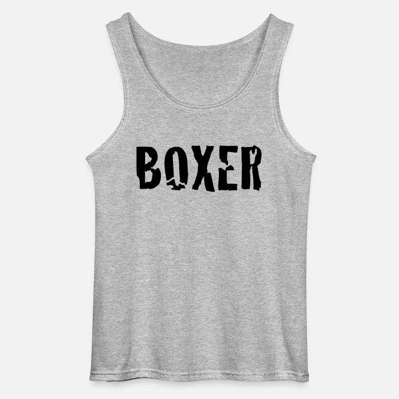 boxer - Gildan Männer Tank Top - Grau meliert