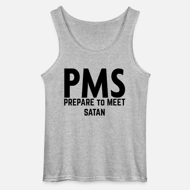 PMS - Gildan Männer Tank Top - Grau meliert